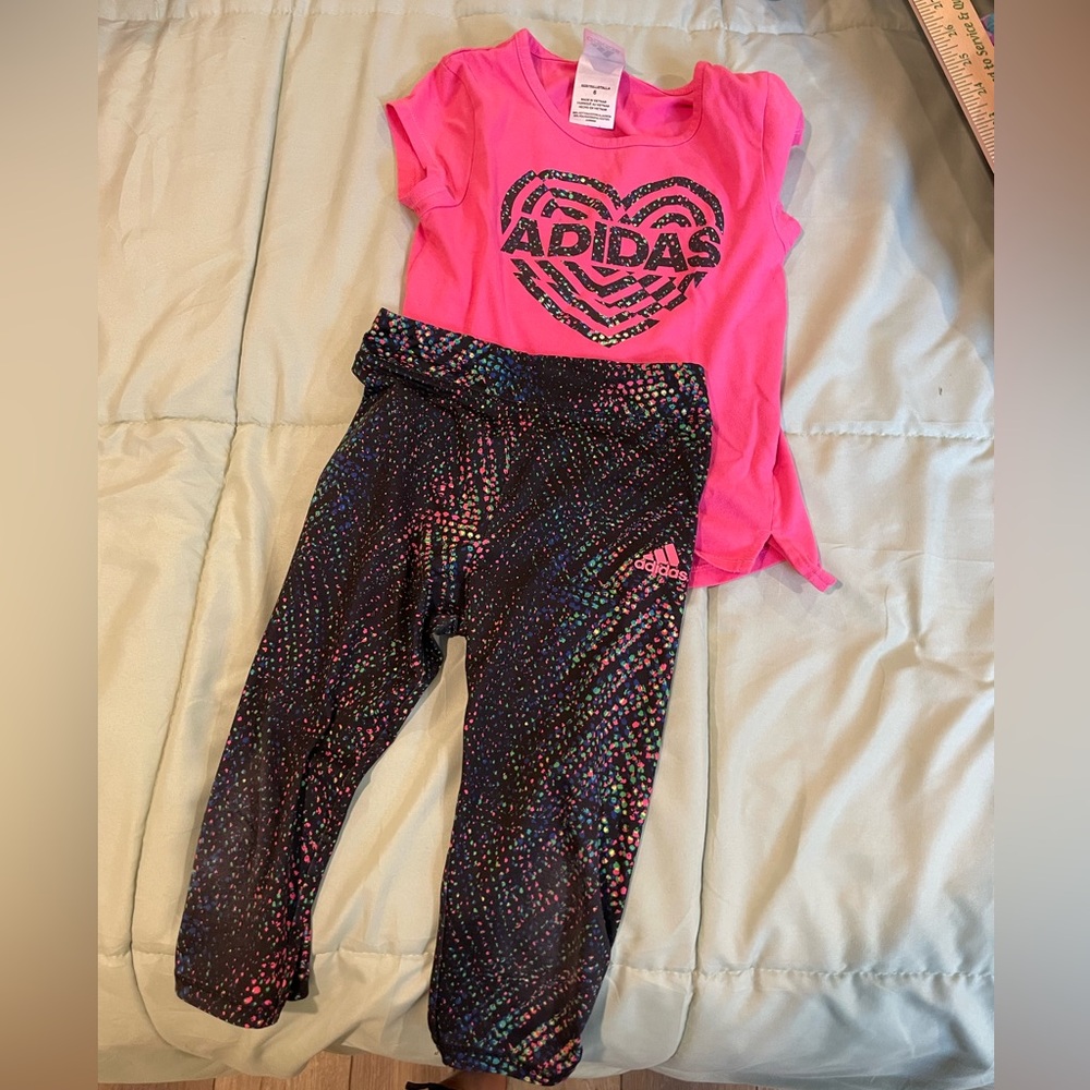 Girls adidas outfit size 6